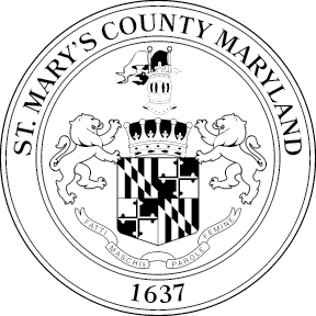 St. Mary's County Seal - Black and White