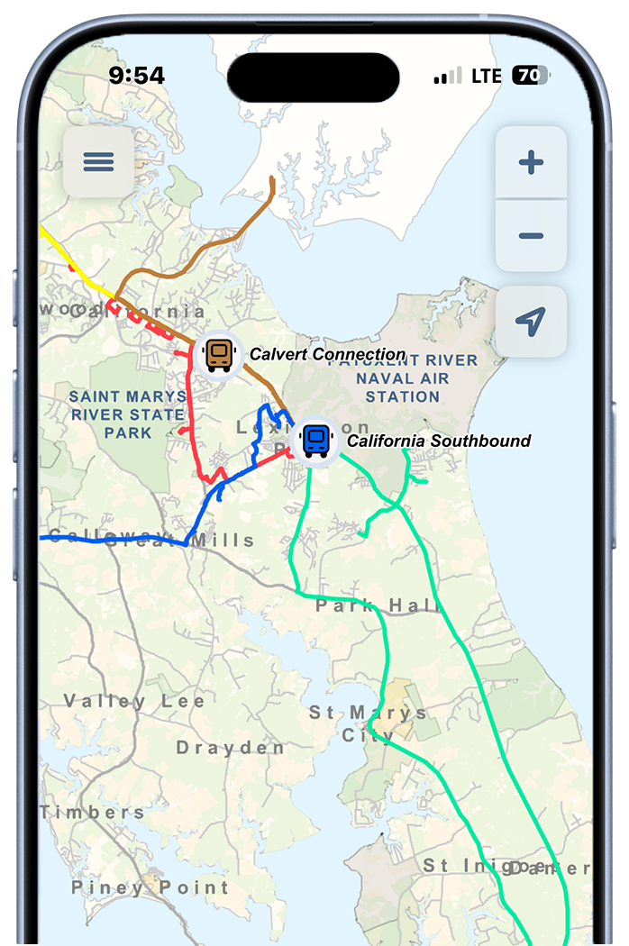 STS App on iPhone