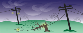 Downed powerlines