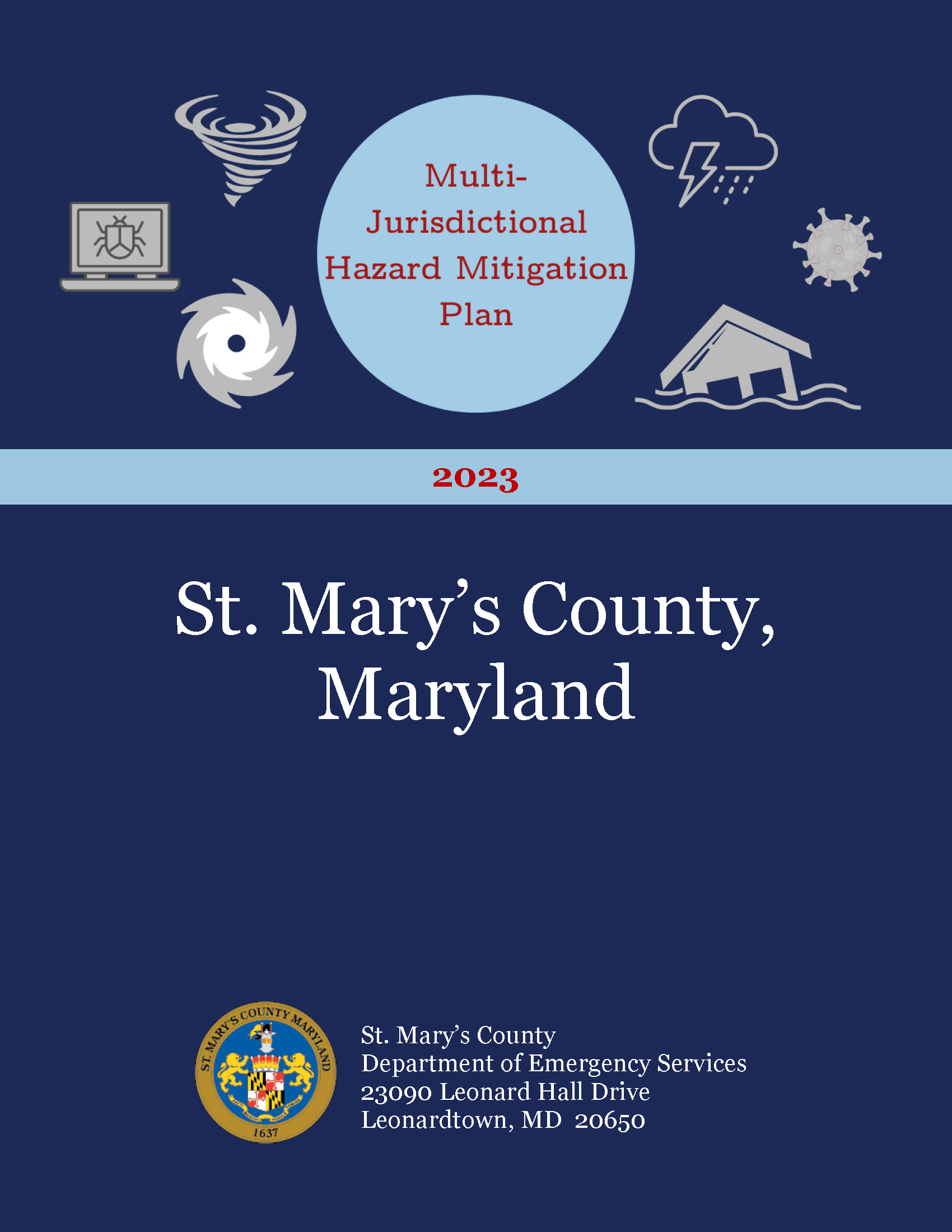 St. Mary's County, Maryland's Multi-Jurisdictional Hazard Mitigation Plan Cover