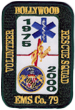 Hollywood Volunteer Rescue Squad Company 79 uniform patch